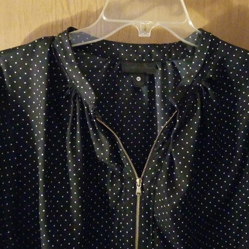Worthington design Sz. 1x black and white top